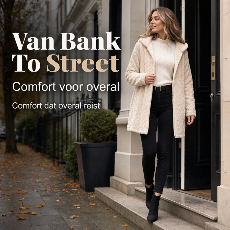 Warm Gebreid Teddy Vest met Kabelstructuur-1