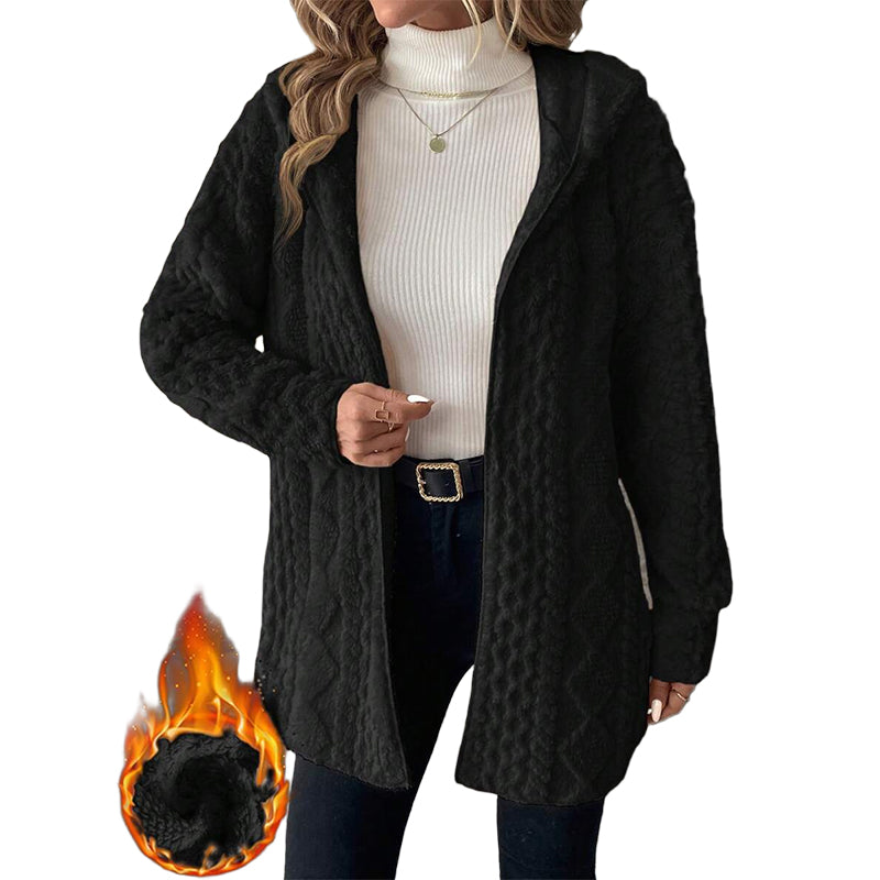 Warm Gebreid Teddy Vest met Kabelstructuur-11
