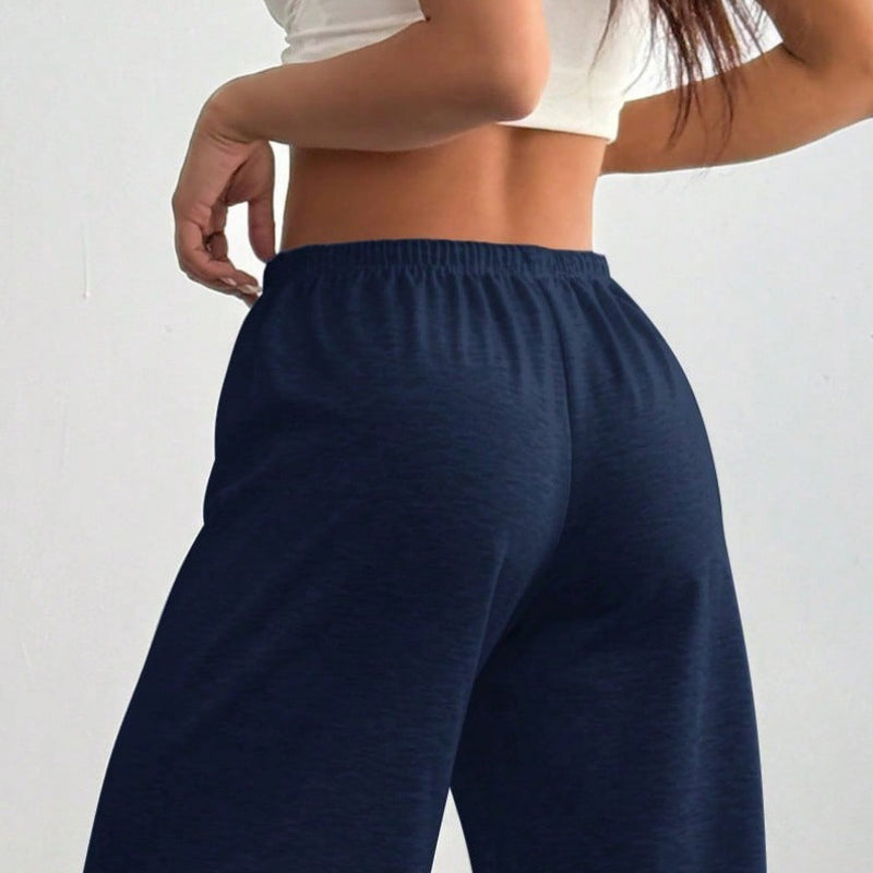 Comfortabele Broek met Wijde Pijpen en Trekkoord-6