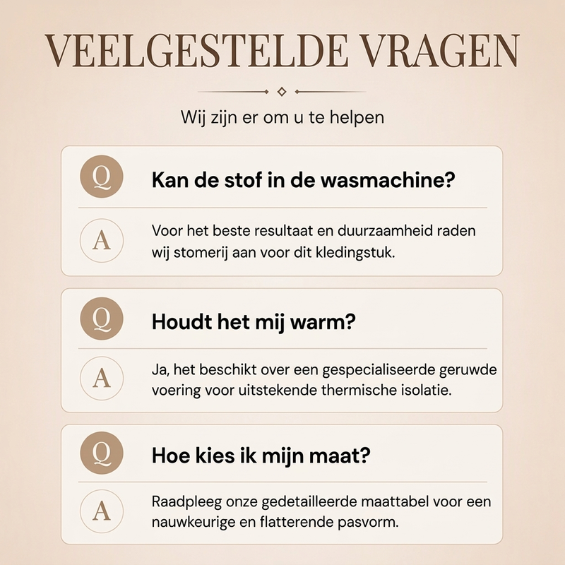 Elegante Lange Jas met Teddyvoering-5