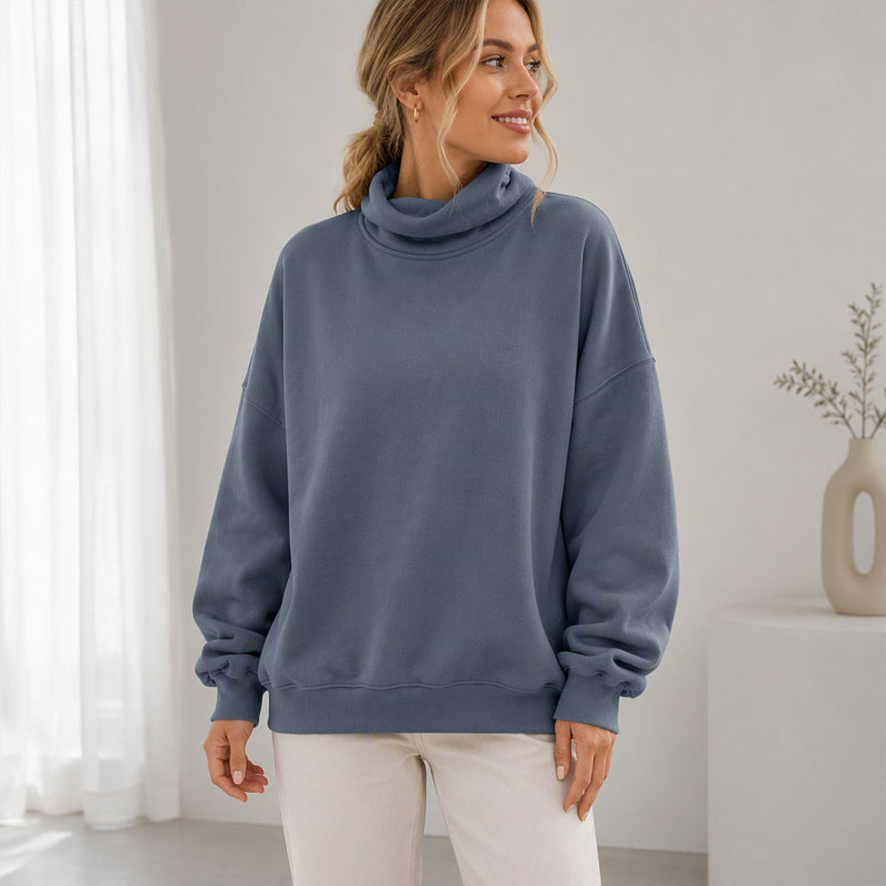Zachte Oversized Coltrui met Relaxte Pasvorm-8