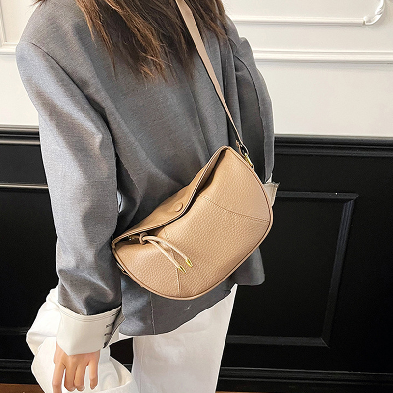 Casual Hobo Schoudertas met Verstelbare Riem-1