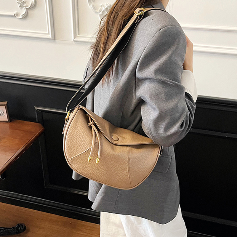 Casual Hobo Schoudertas met Verstelbare Riem-2