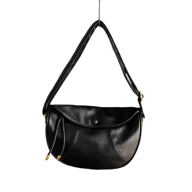 Casual Hobo Schoudertas met Verstelbare Riem-11