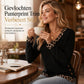 Casual Trui met V-Hals en Luipaarddetails-2