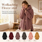 Pluchen Fleece Jas met Capuchon en Knoopsluiting-2