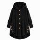 Pluchen Fleece Jas met Capuchon en Knoopsluiting-14