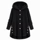 Pluchen Fleece Jas met Capuchon en Knoopsluiting-12