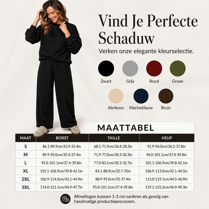 Comfortabele Lounge Set met Contraststiksels-5