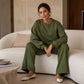 Comfortabele Lounge Set met Contraststiksels-8