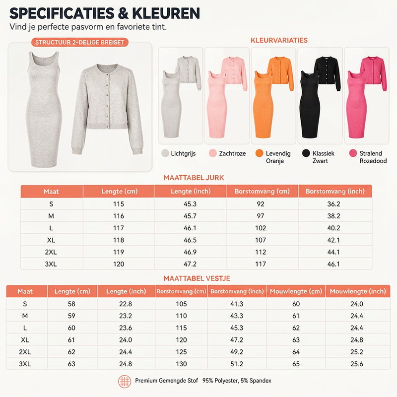 Elegante 2-Delige Set met Slim Fit-7