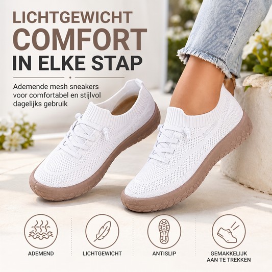 Lichtgewicht Mesh Sneakers met Antislipzool