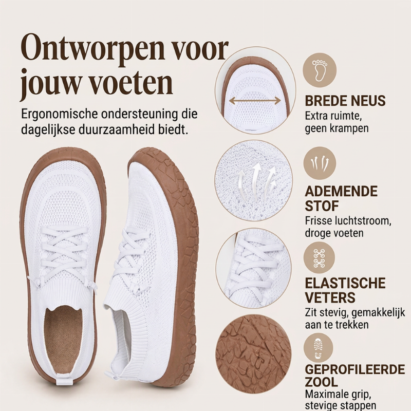 Lichtgewicht Mesh Sneakers met Antislipzool-1