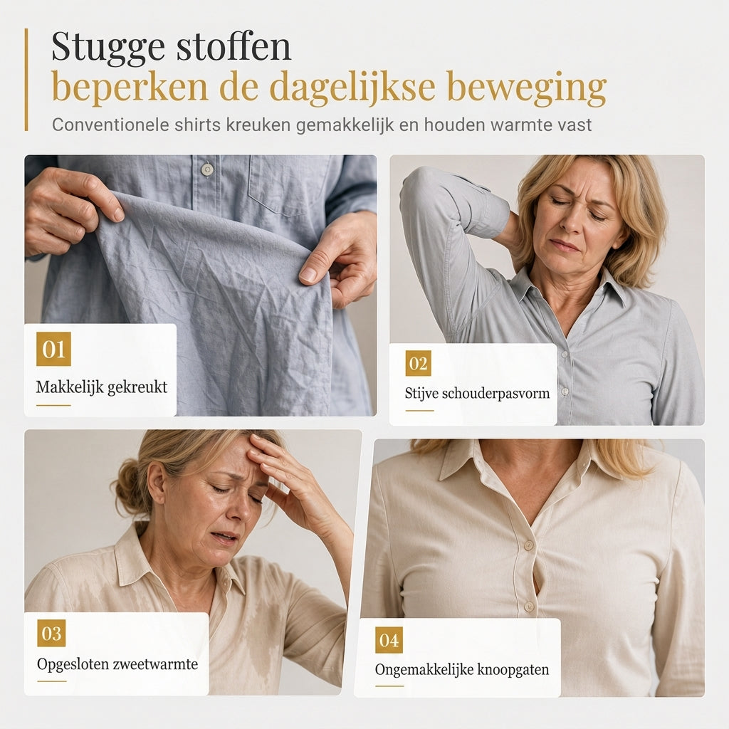 Elegante Blouse met Stippenprint-1