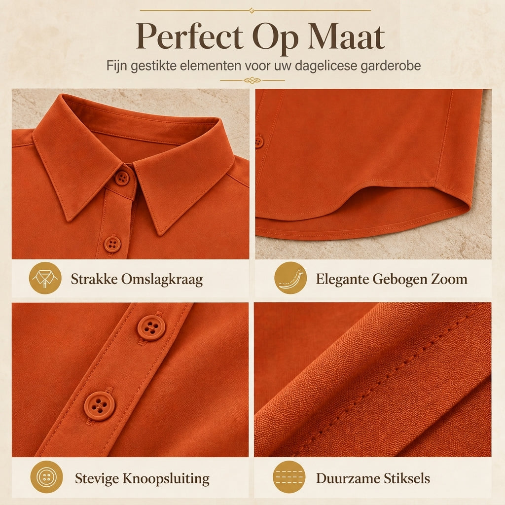 Elegante Blouse met Stippenprint-4