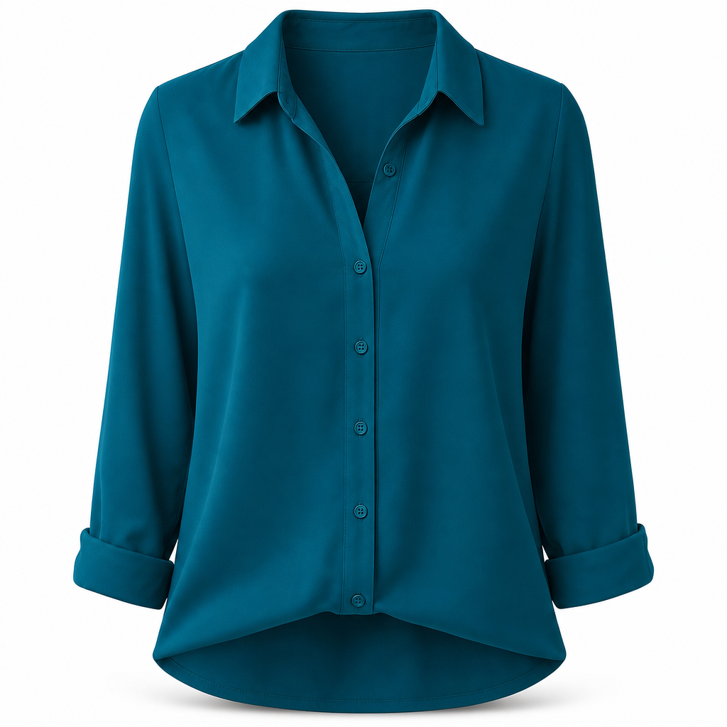 Elegante Blouse met Stippenprint-11