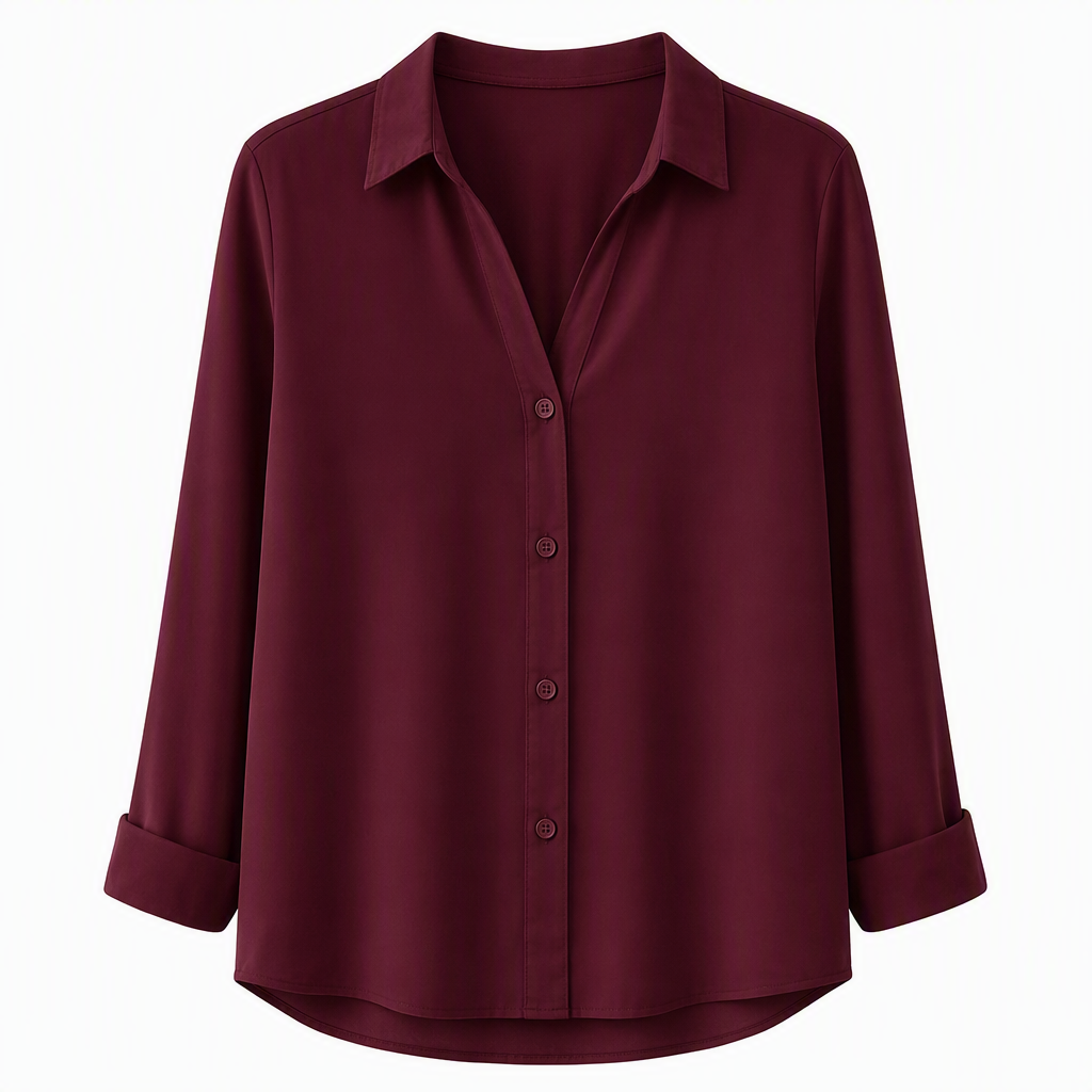 Elegante Blouse met Stippenprint-13
