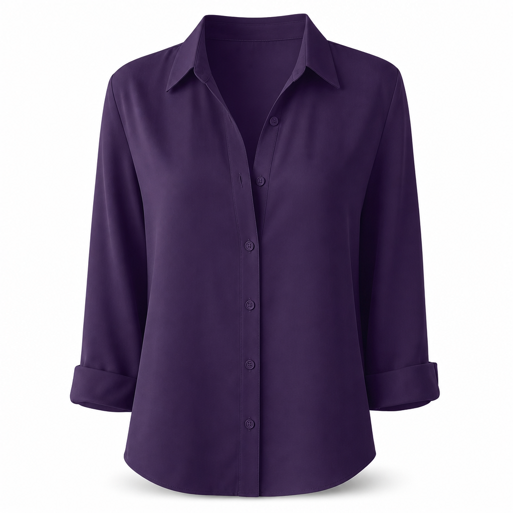 Elegante Blouse met Stippenprint-15