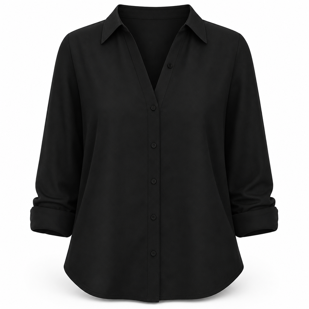 Elegante Blouse met Stippenprint-21