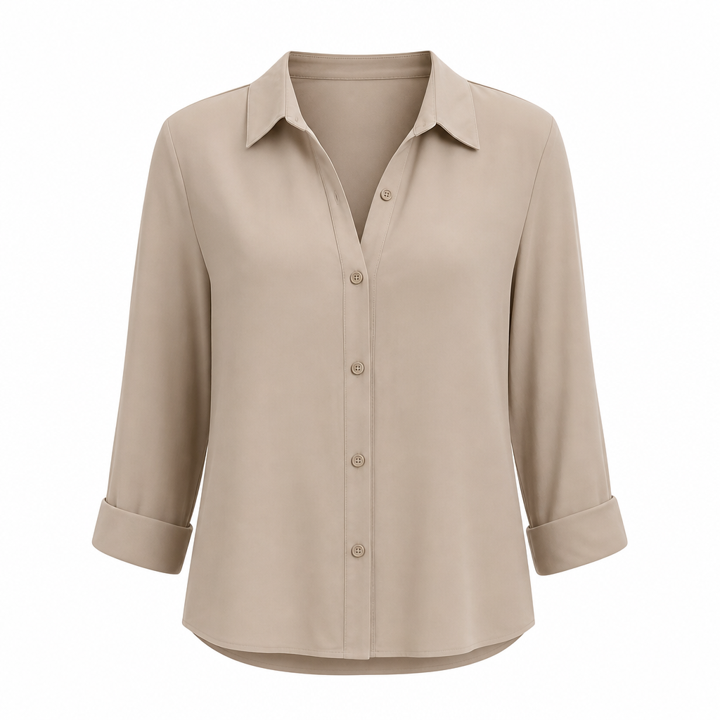 Elegante Blouse met Stippenprint-22