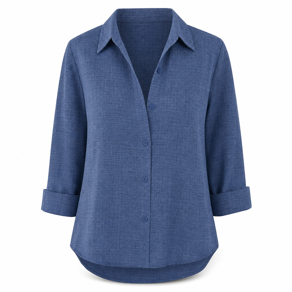 Elegante Blouse met Stippenprint-23