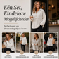 Casual 2-Delige Set met Capuchon en Knoopsluiting-5