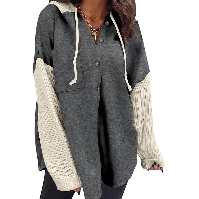 Casual 2-Delige Set met Capuchon en Knoopsluiting-13