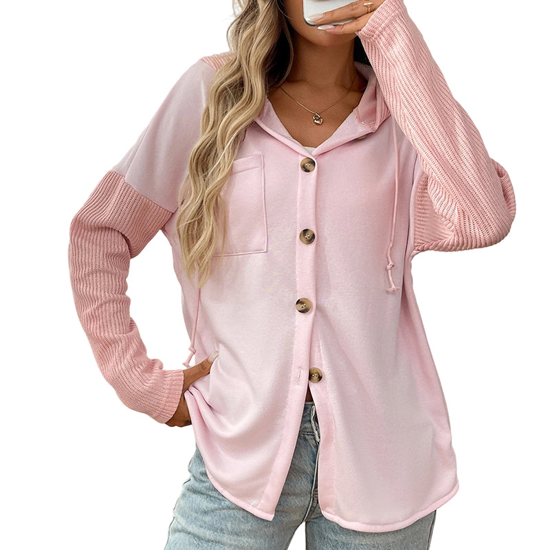 Casual 2-Delige Set met Capuchon en Knoopsluiting-14