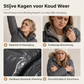 Suède-Look Bomberjack met Geribde Boorden en Ritssluiting-1