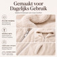 Pluche Gebreid Vest met Capuchon en Ritssluiting-1