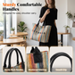 Ruime Geweven Shopper met Regenboogstrepen-4