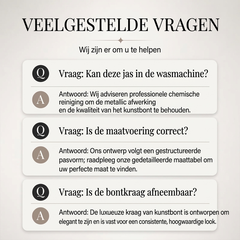 Metallic gewatteerde winterjas met imitatiebontkraag-6