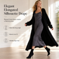 Elegante Lange Pluche Cardigan met Open Voorzijde en Zakken-4