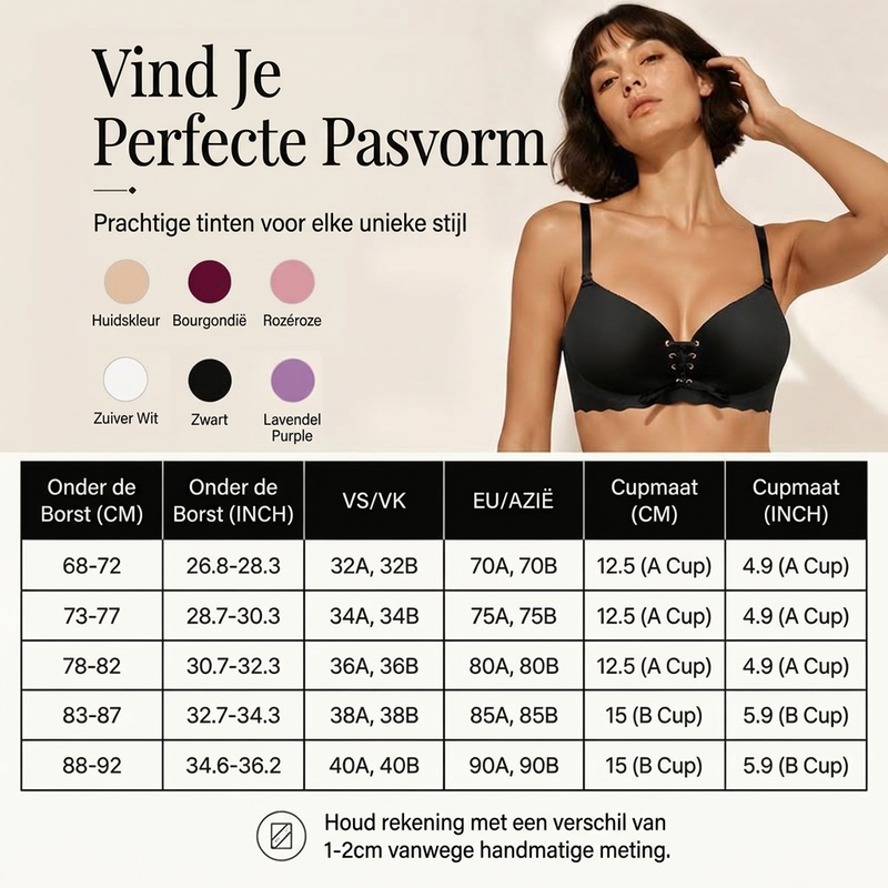 Push-Up BH met Vetersluiting en Verstelbare Bandjes-10