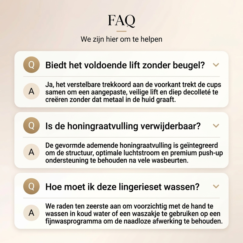 Push-Up BH met Vetersluiting en Verstelbare Bandjes-11