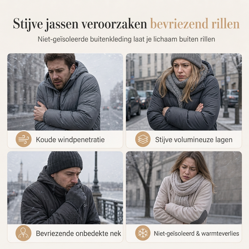 Warme Pluche Fleece Jas met Capuchon en Ritssluiting-1
