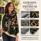 Elegante Sjaal met Luipaardprint en Franjes-3