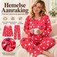 ✨Nieuw! Pyjamas-set voor dames met hartjesmotief en lange mouwen