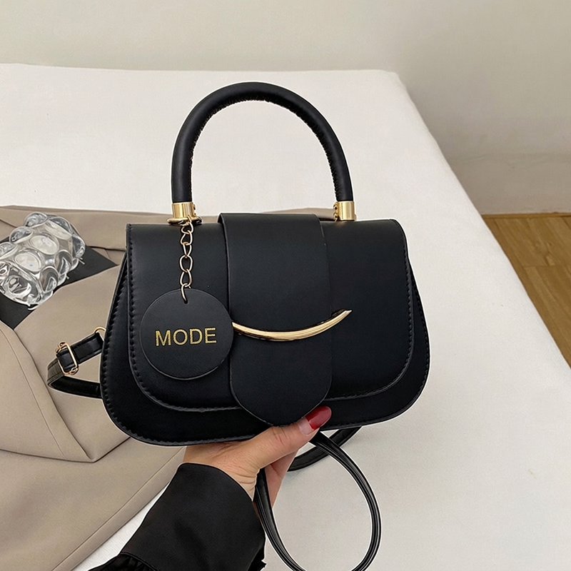 Elegante Crossbodytas met Handvat en Gouden Details-10