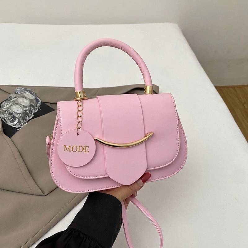 Elegante Crossbodytas met Handvat en Gouden Details-11