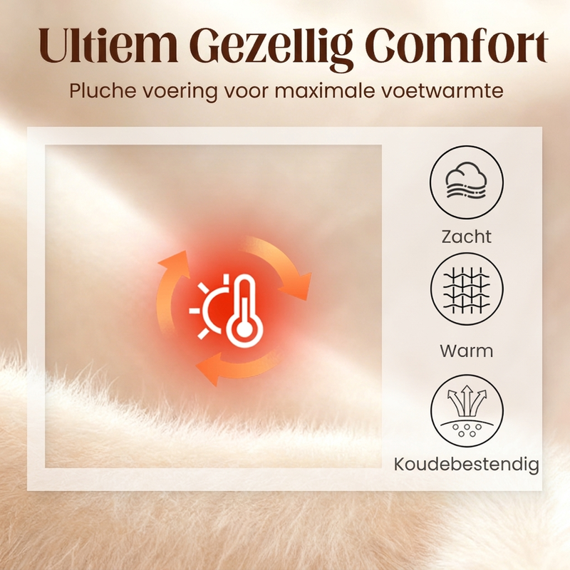 Warme Dames Pantoffels met Dikke Zool en Zachte Voering-4