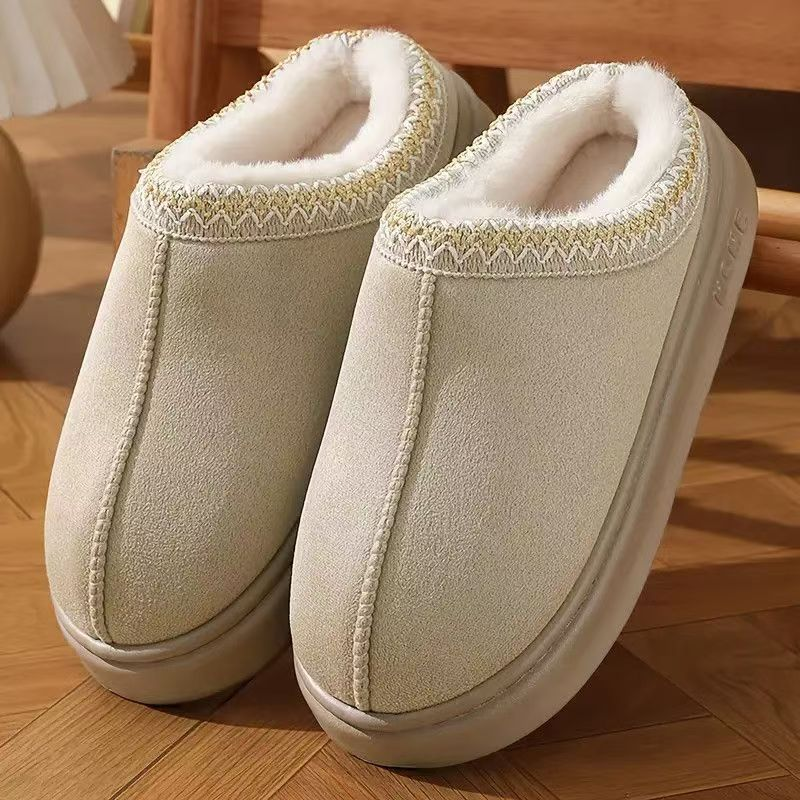 Warme Dames Pantoffels met Dikke Zool en Zachte Voering-10