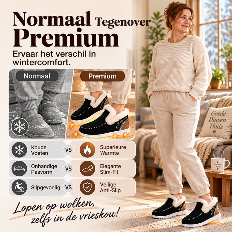 Warme Slip-On Winterschoenen met Zachte Voering en Antislipzool-2