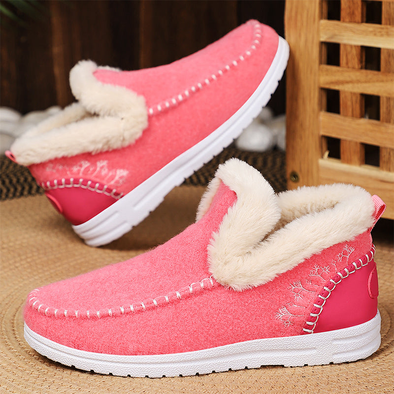 Warme Slip-On Winterschoenen met Zachte Voering en Antislipzool-12