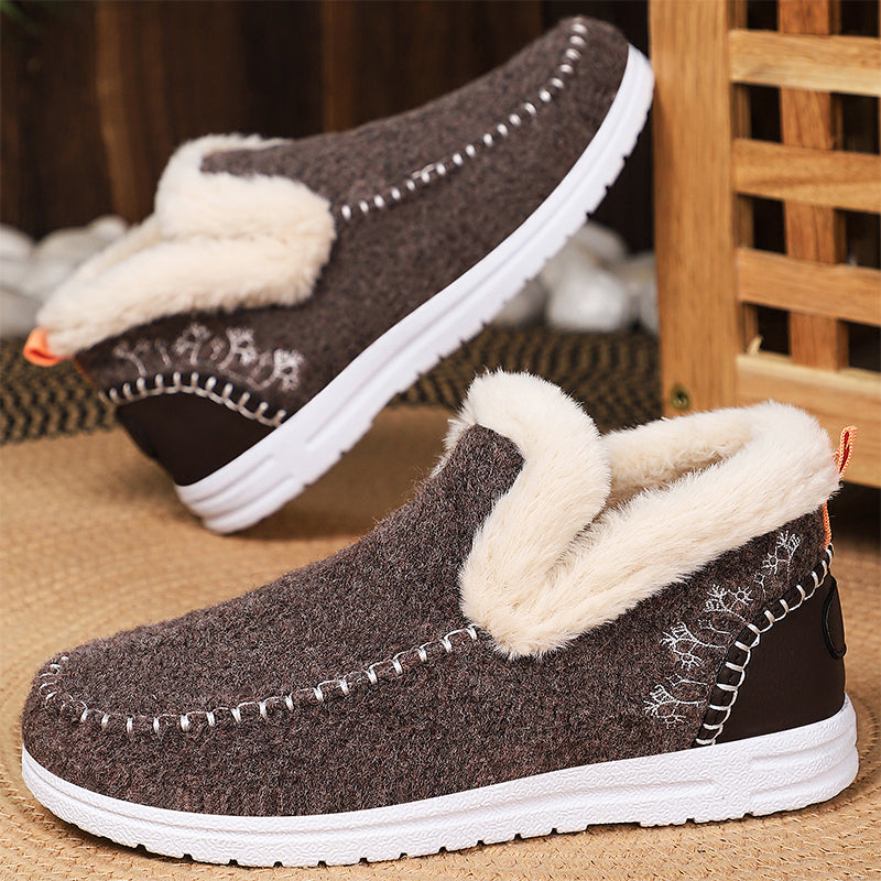 Warme Slip-On Winterschoenen met Zachte Voering en Antislipzool-15
