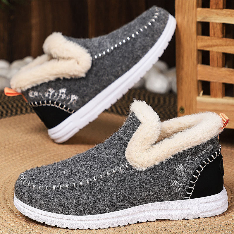 Warme Slip-On Winterschoenen met Zachte Voering en Antislipzool-14
