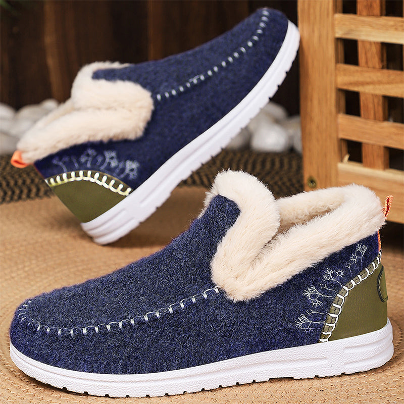 Warme Slip-On Winterschoenen met Zachte Voering en Antislipzool-13