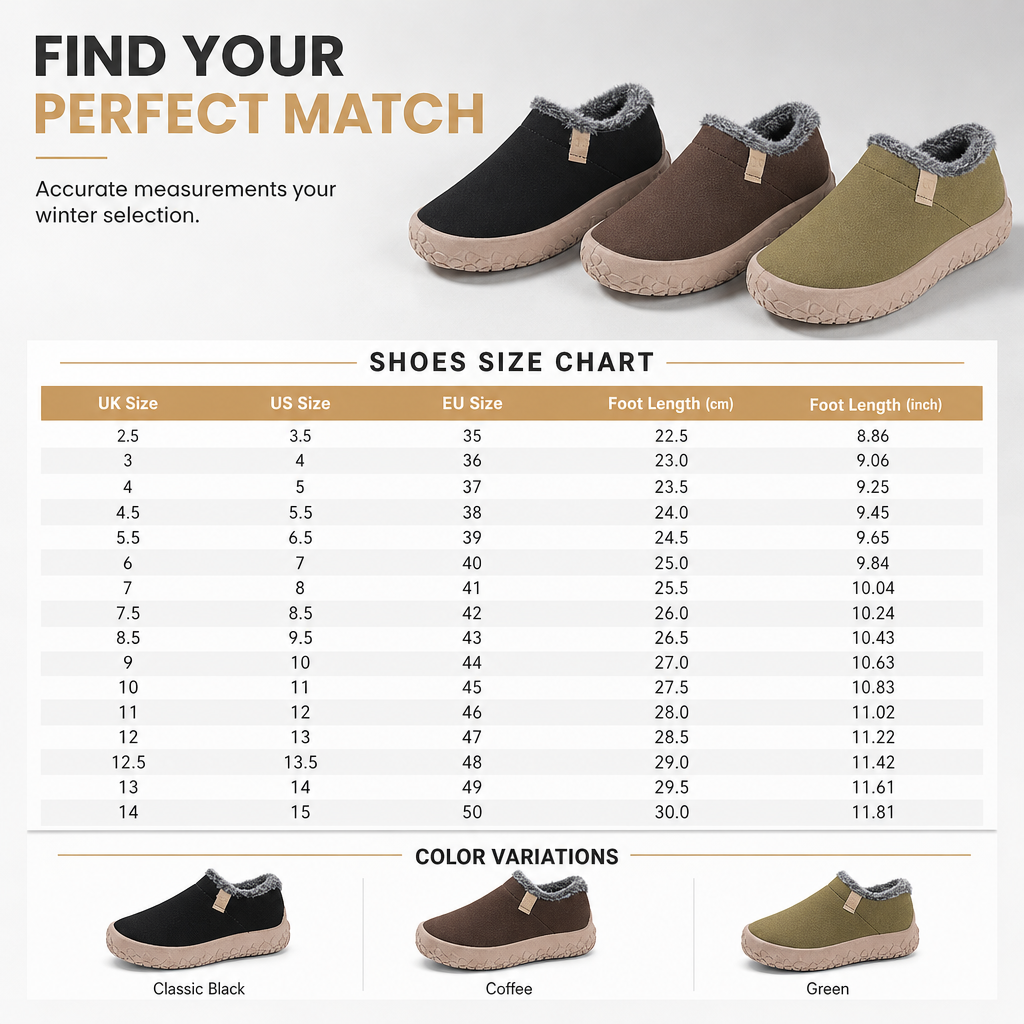 Warme Slip-On Winterschoenen met Pluche Voering en Waterafstotend Suède-Look Bovenwerk-7