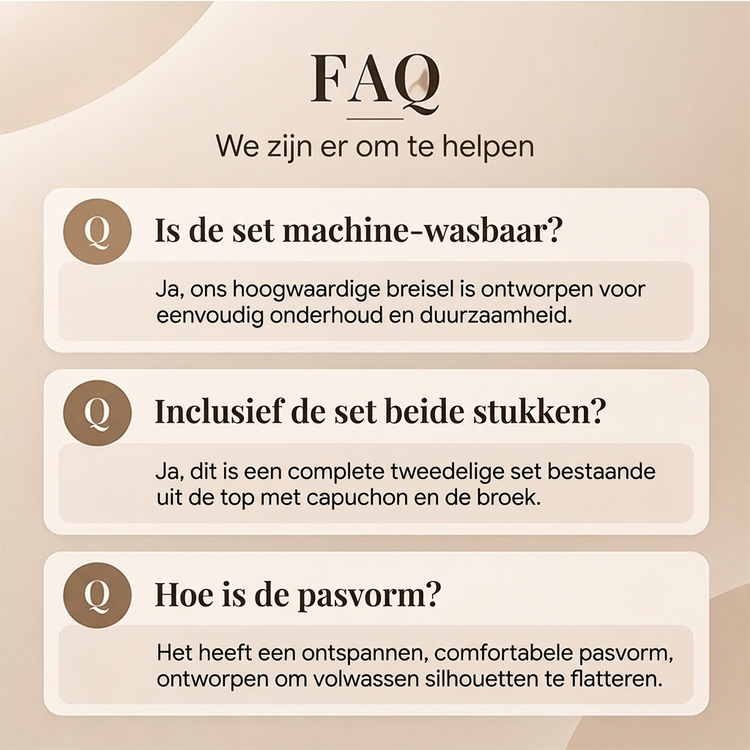 2-Delige Lounge Set met Capuchon en Luipaarddetails-6