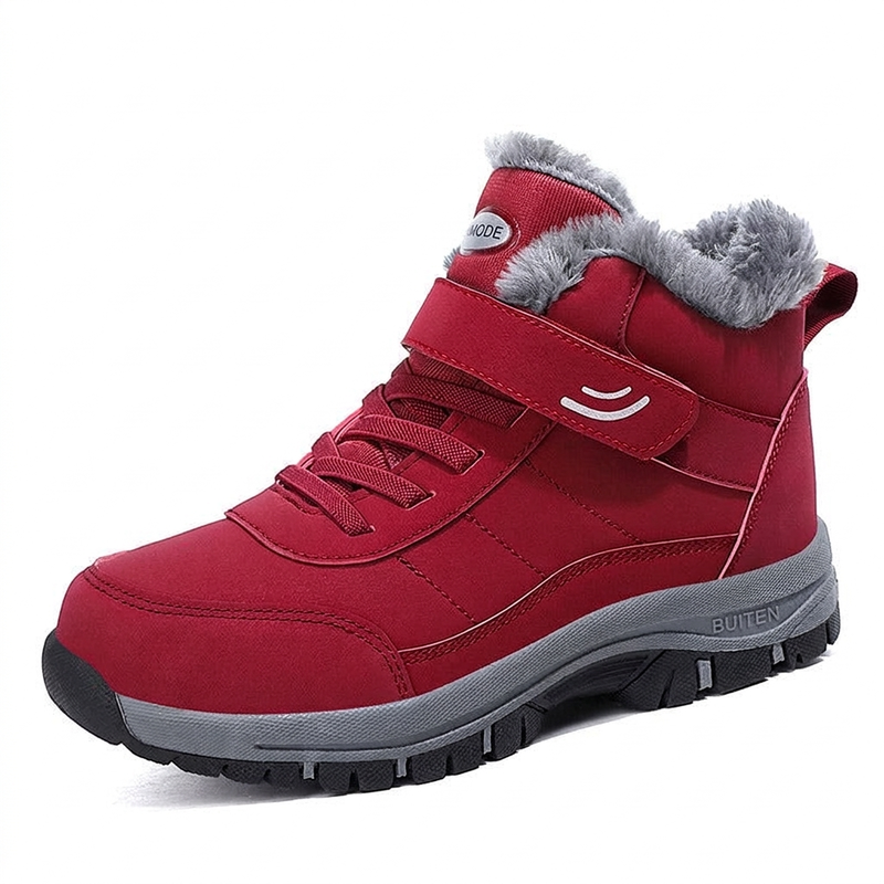 Warme Winterlaarzen met Bontvoering, Klittenbandsluiting en Antislipzool-20